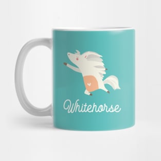 Whitehorse Horse Mug